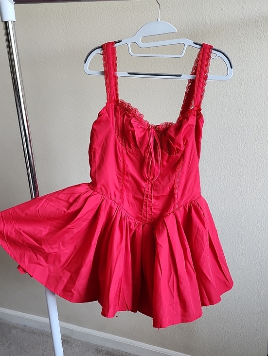 SHEIN Dresses & Skirts - SHEIN Hot Pink Ruffle Mini Dress
